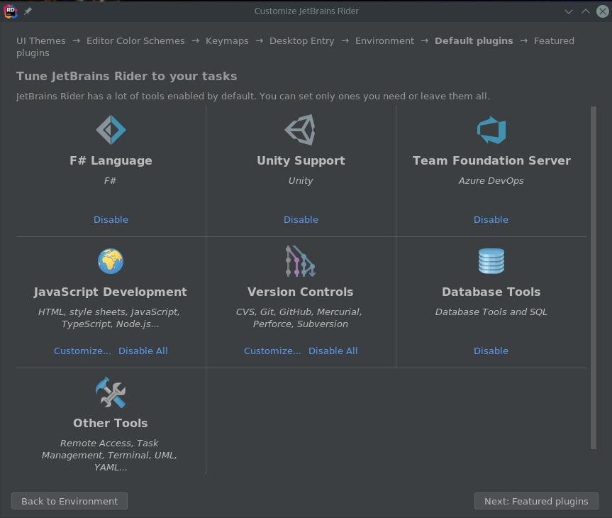JetBrains Rider Plugins