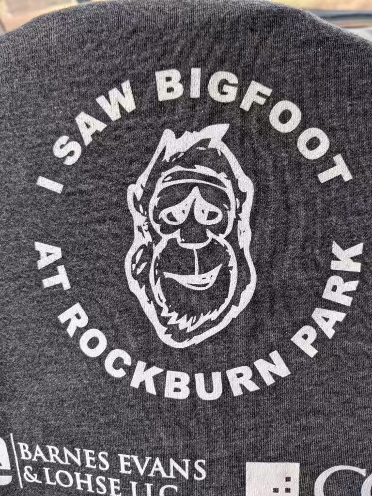 back of the shirt we got for racing
