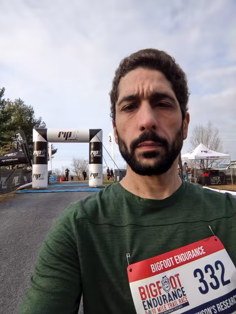 Me before the race
