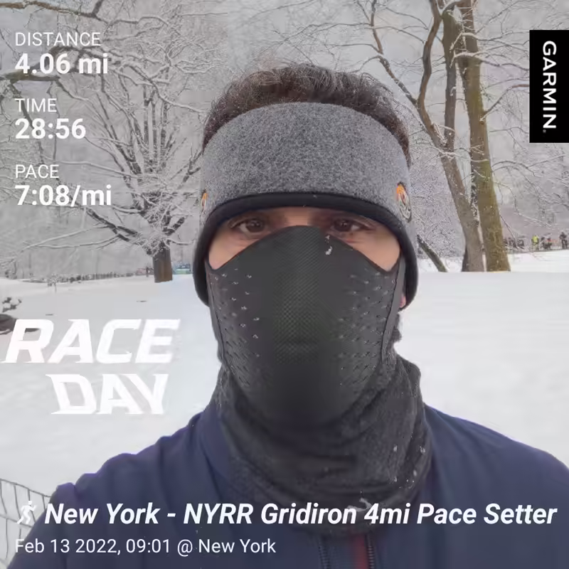 NYRR Gridiron 4M Post-Race