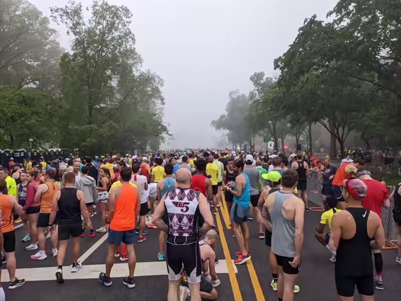 The corrals in front of me