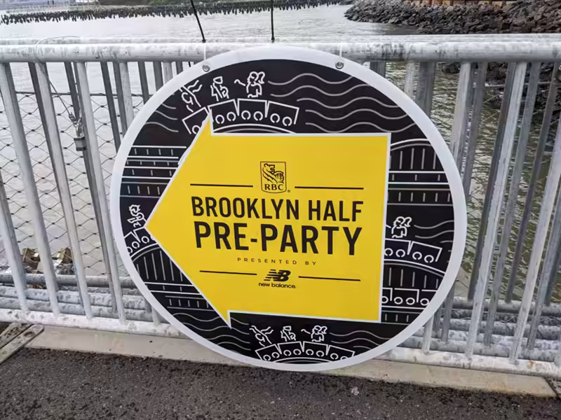 pre-party sign