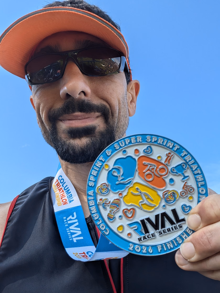 Me with my Medal (self-portrait)