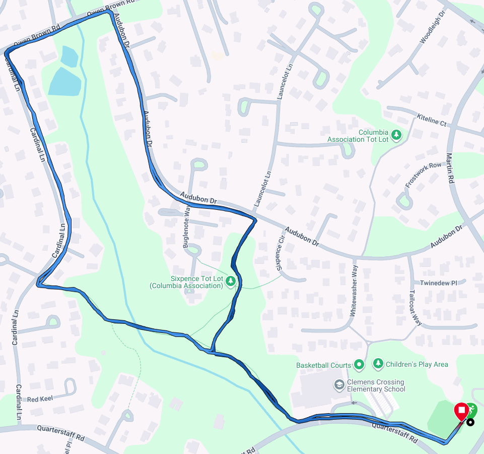 Run path