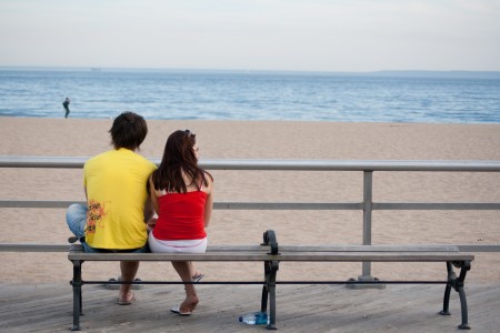 Lovers on the Boardwalk