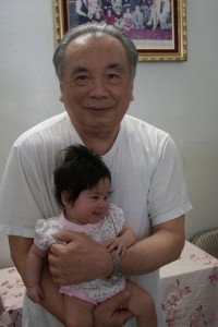 Scarlett with her Great Grandfather