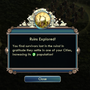 Civilization 5 - against Dave - people from ancient ruins join the Chinese Empire - 3220 BC