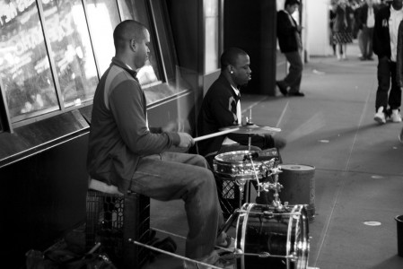 Street Musicians Play