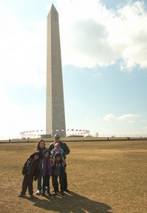 Everyone at Washington Monument