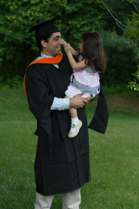 Scarlett and I after graduation