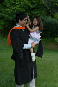 Scarlett and I after graduation