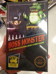 Boss Monster - obviously aping the Nintendo cartridge boxes