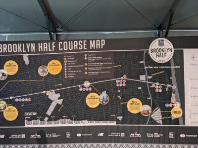 half of the course map